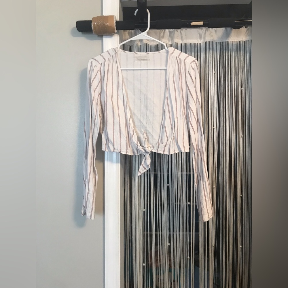 Front Tie Vintage Style Top